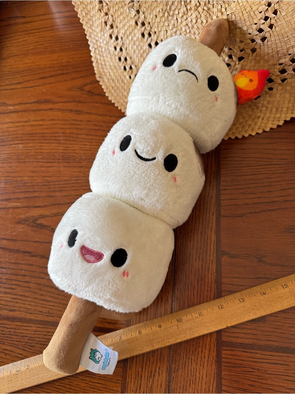Squishable S’Mores Marshmallows on Stick Plush Comfort Food 18” Detachable Camp